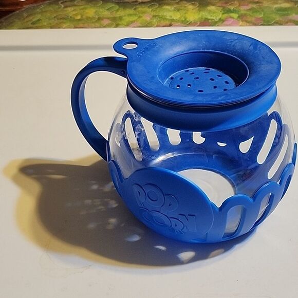 Source Unknown Blue Popcorn Popper - Picture 3 of 7